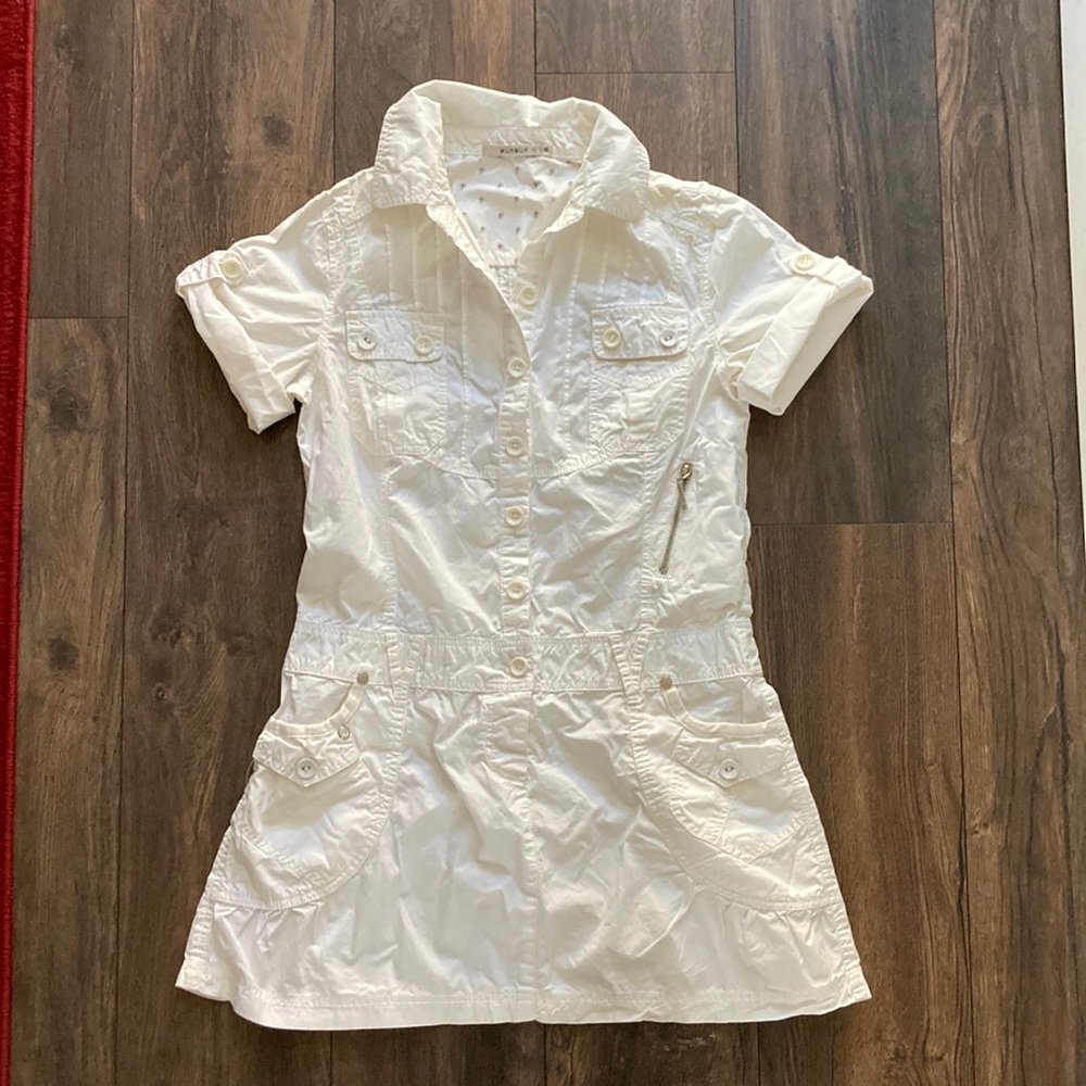 Beautiful white mini dress